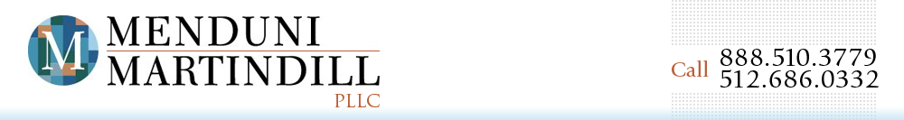 Austin, Texas Divorce & Family Attorneys, Menduni Martindill PLLC